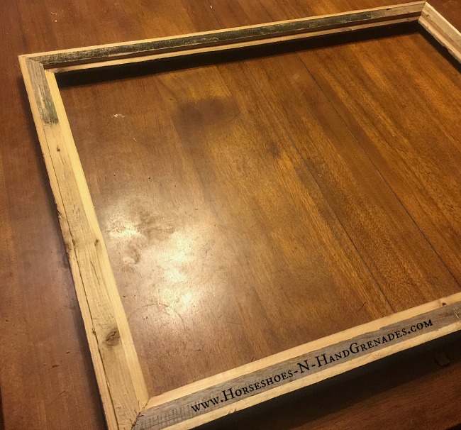 wood photo frame