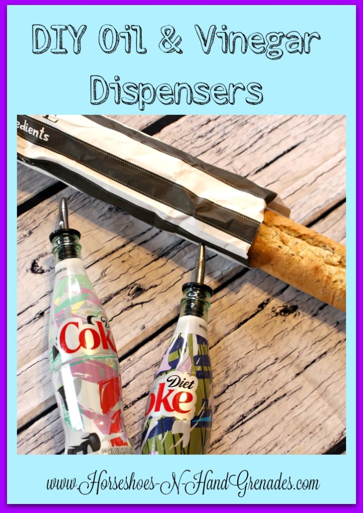 DIY Oil and Vinegar Dispensers
