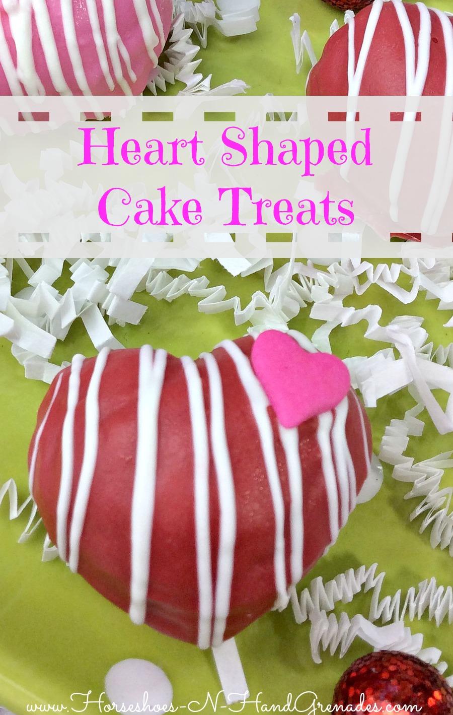 Heart Shaped Cake Treats Pinterest