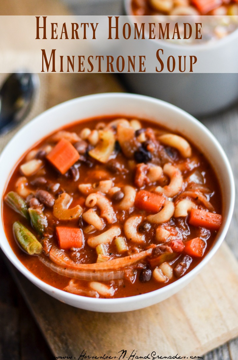 Hearty Homemade Minestrone Soup